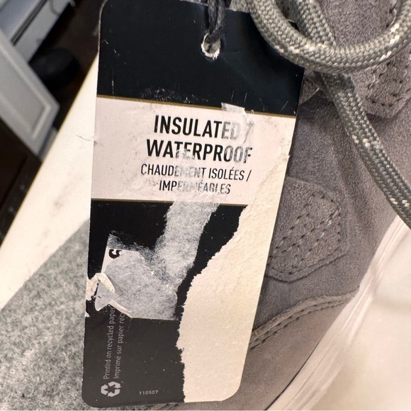 SOREL Women's Gray Kinetic Breakthru Caribou Sneaker Boot Size US 10  EU 41 NEW - Picture 8 of 11